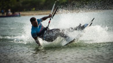 Photo of República Dominicana logra récord Wing Foil.   kitesurfista profesional Deury Corniel logro 64km/h.